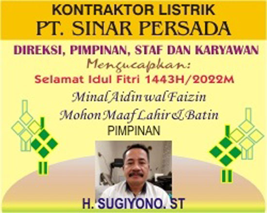 Pimpinan Staf  Juga Karyawan PT.Sinar Persada Sleman  MInal Aidzin Wal Faidzin 