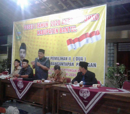 Warga Piyungan Diharapkan Salurkan Aspirasi Ke Dewannya