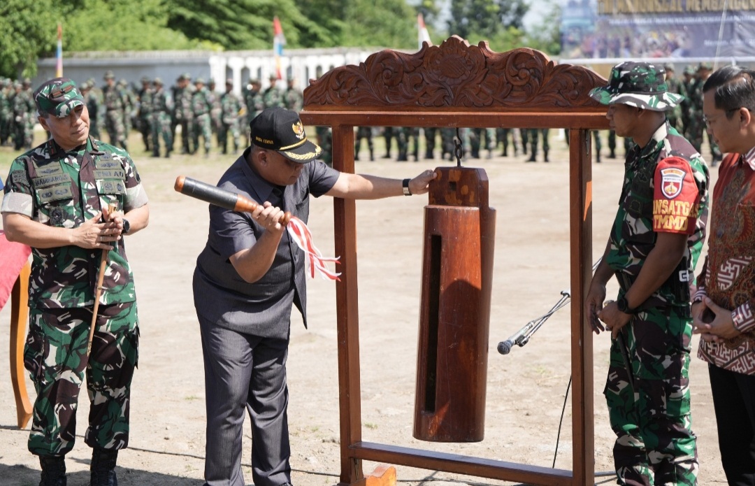TMMD Reguler ke-124 Tahun 2025 Dibuka Wujud Nyata Kemanunggalan TNI Dan Rakyat