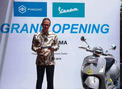 PT Piaggio Perluas Jaringan Pemasaran di Sleman