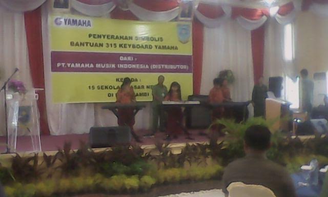 Yamaha Musik Berikan CSR Ke Pemkot  Jambi 