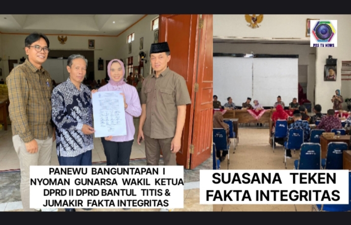 Kapanewon Banguntapan Bantul Teken Pakta Integritas Pengolahan Sampah