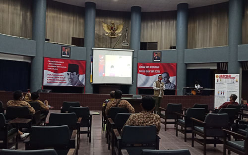 Tim Velox BIN Gelar Edukasi Sosialisasi Adaptasi Kebiasaan Baru Di Museum Monjali 