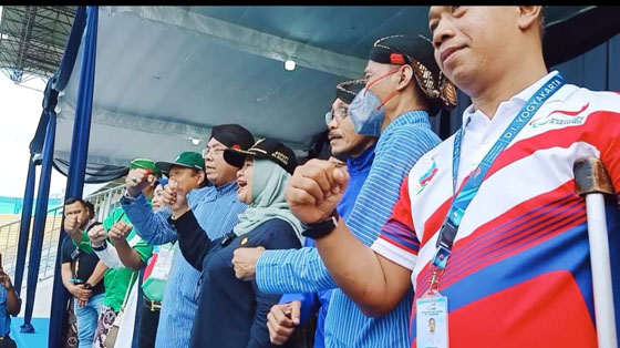 PEMKAB SLEMAN  PERSIAPAN CEREMONY PORDA XVI - PEPARDA III DIY 2022