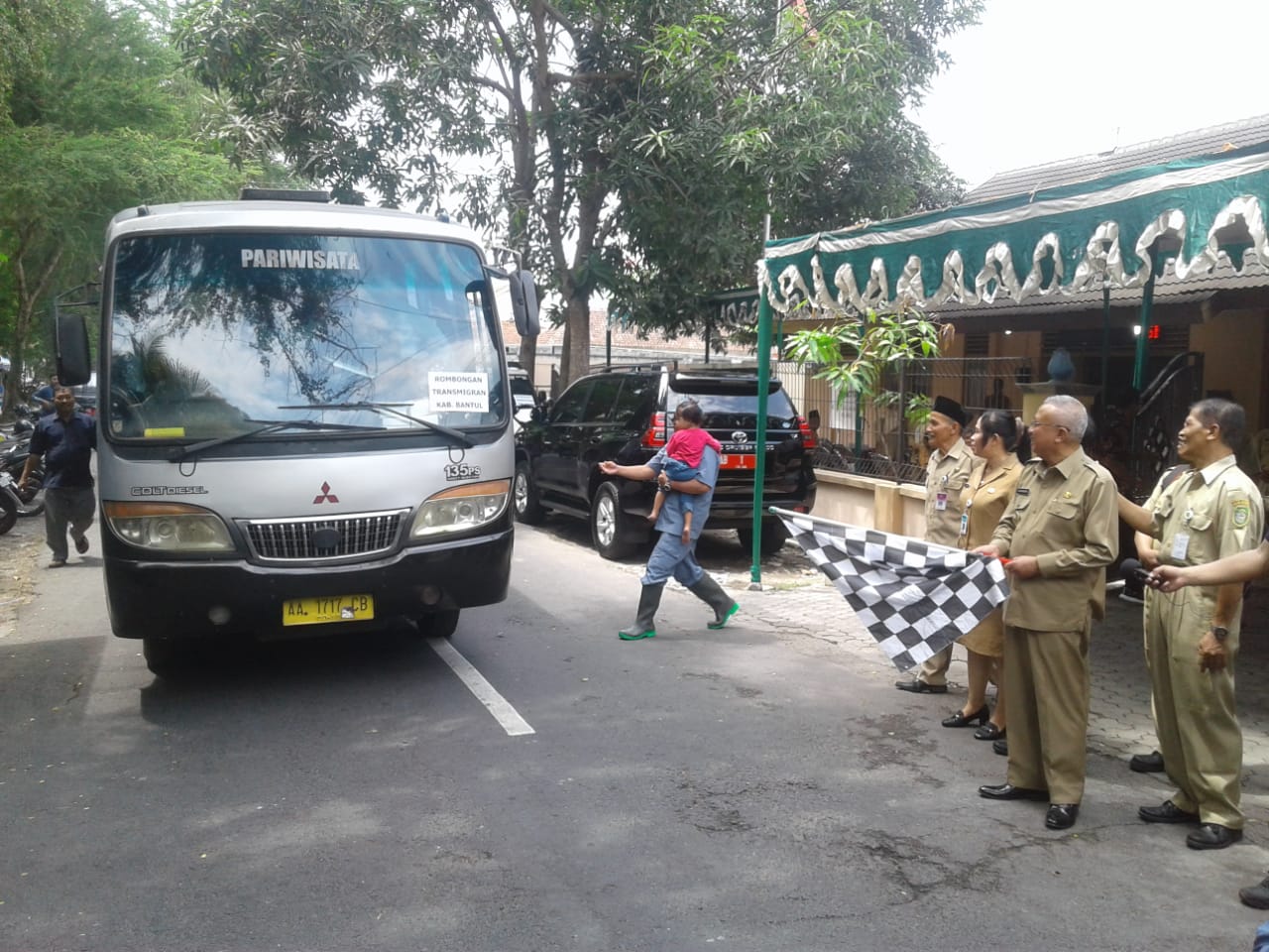 Desember 2019 Para Caltran Asal Bantul Dilepas Menuju Kalimantan Utara 
