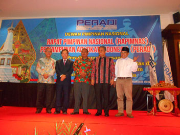 Peradi Siap Bangun Profesi Berintegritas dan Jaga Harmonisasi Sesama Penegak Hukum