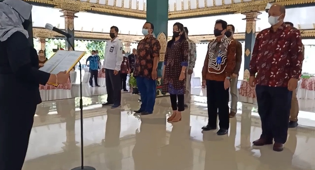 Bupati Sleman, Dra.Hj.Kustini Sri Purnomo Resmi Lantik  Pengurus Forum TJSP  Sleman