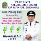 Giyanto S.A.P Lurah Terbah Patuk…