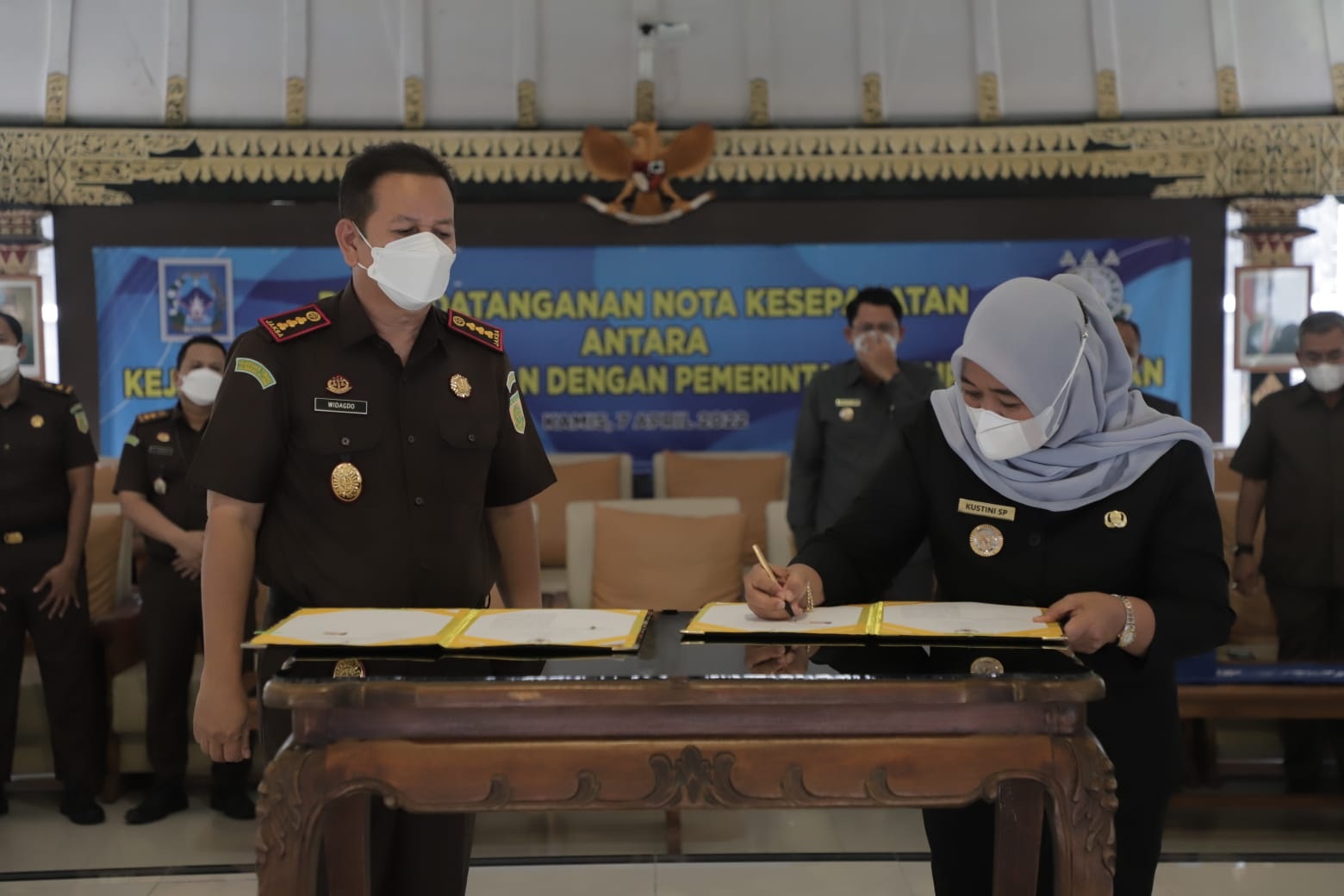 JALIN KERJA SAMA BUPATI SLEMAN DAN KAJARI SLEMAN 