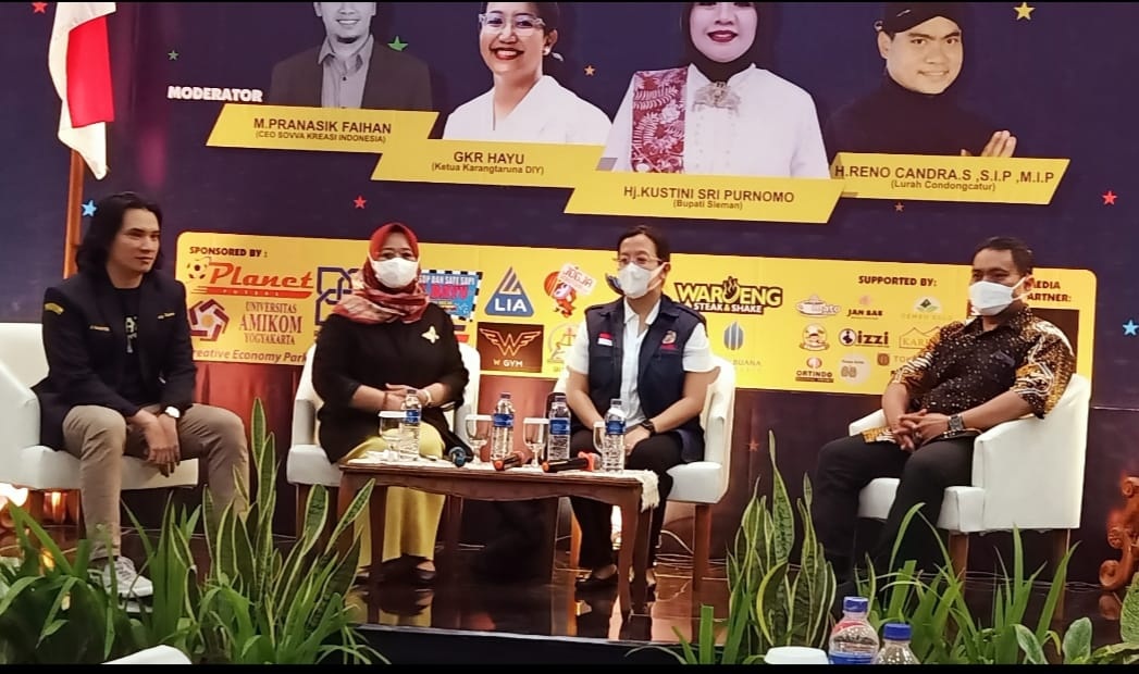 Talk show Kepemudaan Memotivasi Genenesi Muda Agar Tetap Semangat  Berkreasi Dan Berkarya