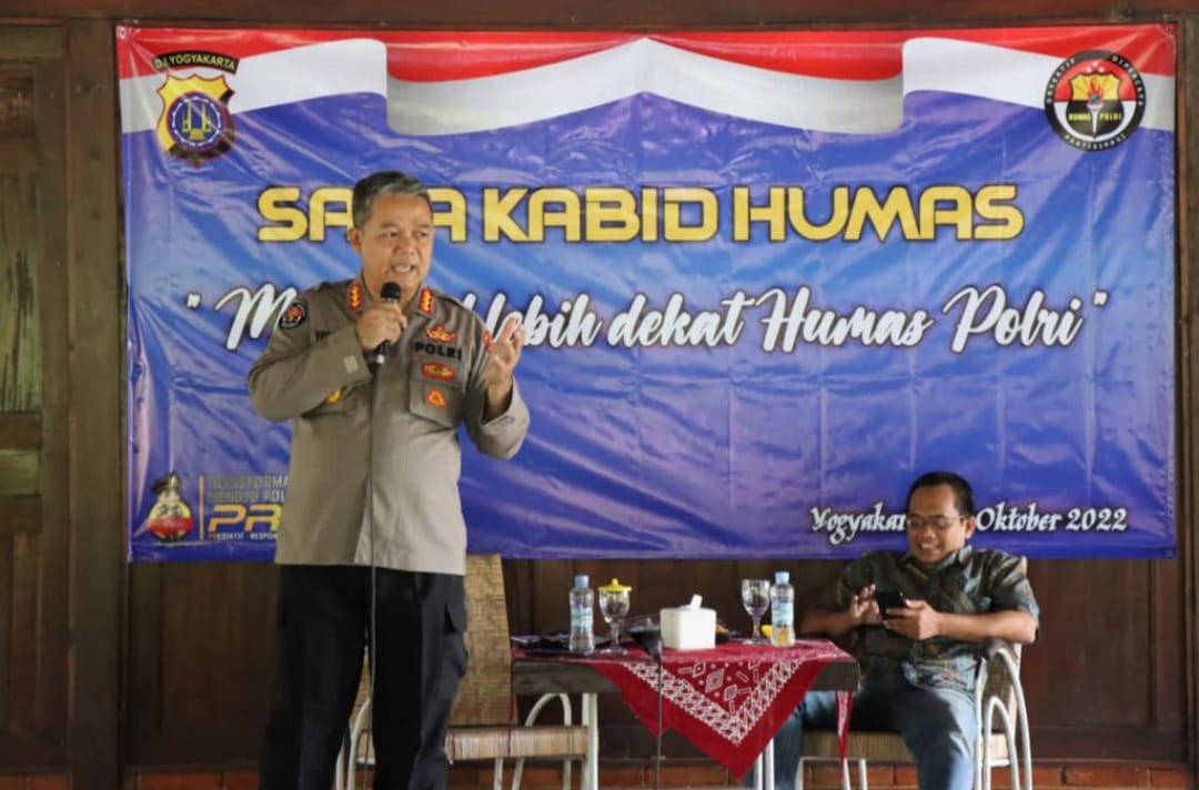  KABID HUMAS POLDA DIY MENYAPA DI KABUPATEN SLEMAN
