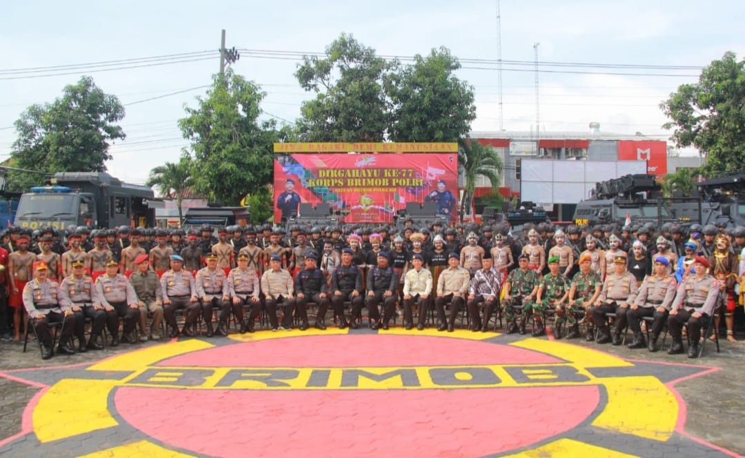 HUT BRIMOB POLRI KE-77 POLDA DIY 2022 INI HARAPAN KAPOLDA DIY