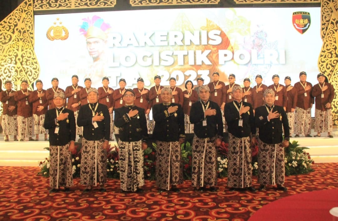 Rakernis Logistik Polri di Jogja Gunakan Pakaian Adat Yogyakarta Nuansa Kearifan Budaya Lokal