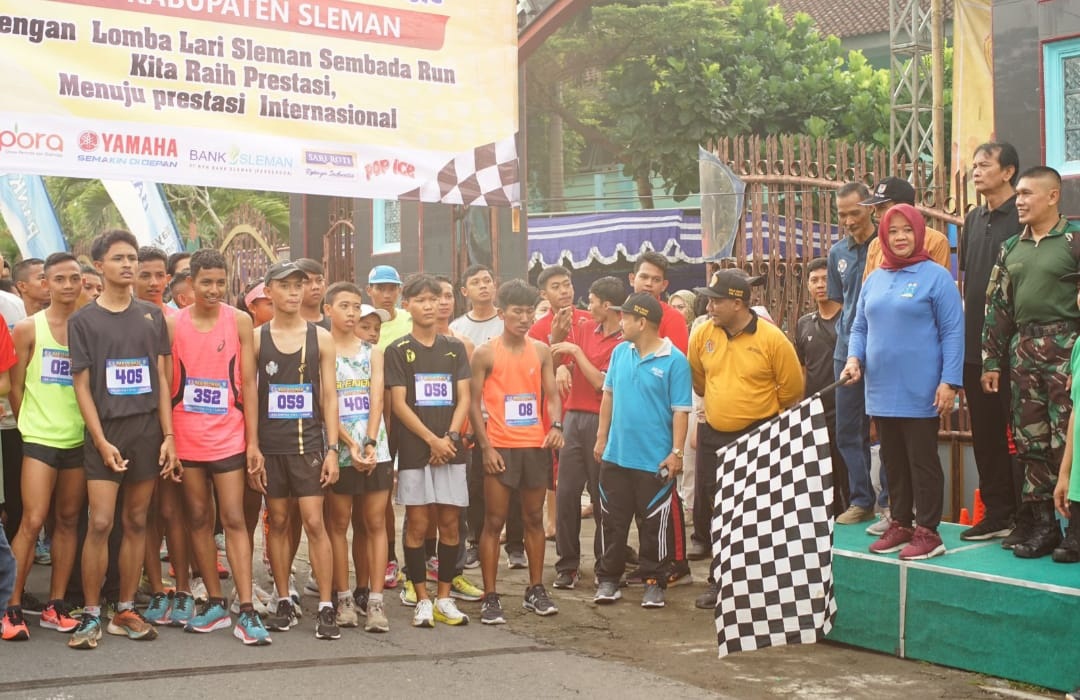 SAMBUT HARI JADI KABUPATEN SLEMAN  1.112 IKUTI SEMBADA RUN 2023