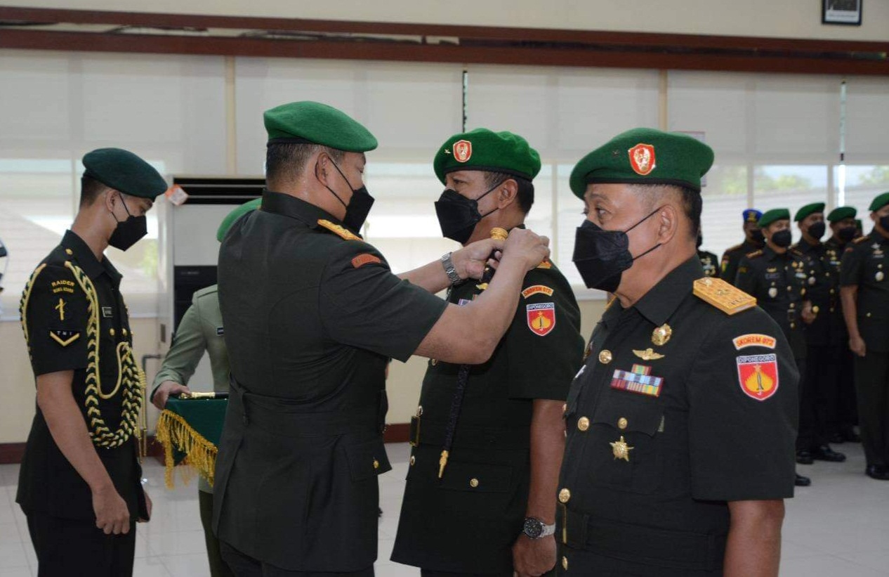 Sertijab Danrem 072/ PMK Brigjen TNI Afianto Untuk Brigjen TNI Puji Cahyono, S.I.P, M.Si 