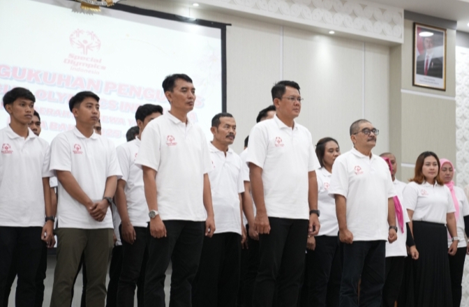 Wabup Sleman Dikukuhkan Sebagai Ketua Special Olympics Indonesia DIY Masa Bakti 2025 - 2030