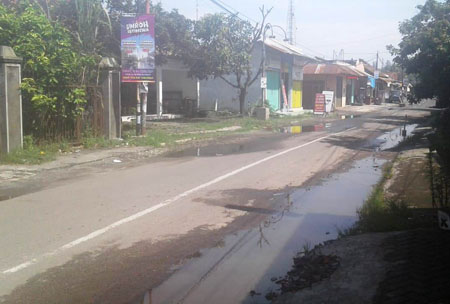 Jalan Kasongan Bantul Sering Kena Banjir ‘Direspon Pemkab Akan Diperbaiki 