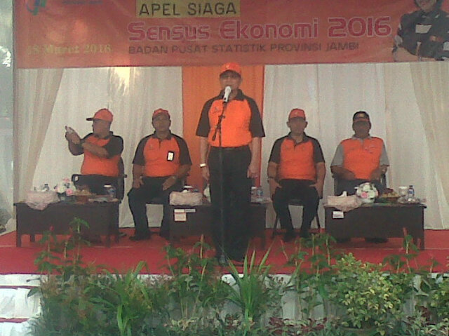 Wakil Gubernur Jambi IRUP Apel siaga Sensus Ekonomi