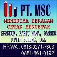 Usaha anda membutuhkan cetak menccetak 'Di masa Lokcdown  ada Kesulitan ,MSC Percetakan  Layani Via online 