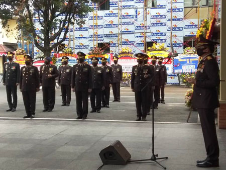 HUT Bayangkara 2020 ‘Polda DIY Naikan Pangkat 781 Personil Polri dan ASN