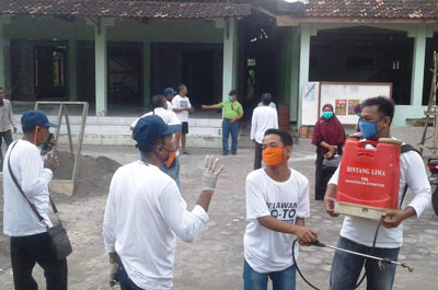 Relawan "NO-TO" Lakukan Upaya Pemberantasan Covid -19 