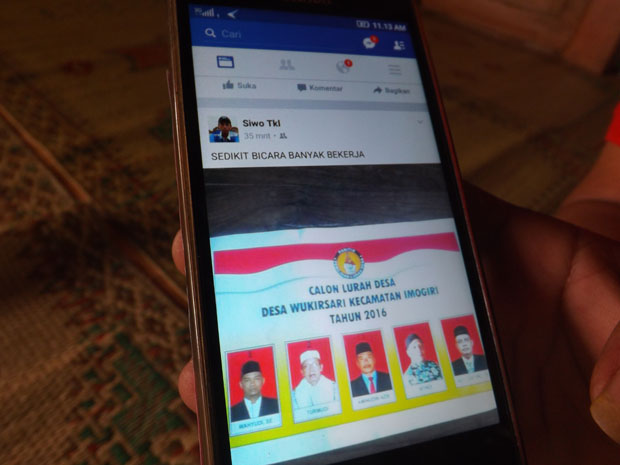 2 hari sebelum pilurdes desa wukirsari kertas suara bocor ke facebook dan masyarakat umum ?