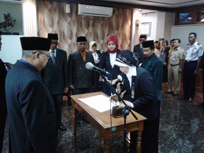 Bupati Bantul Dorong Mengoptimalkan Kinerja Pegawai Bank Bantul Untuk Lebih Profesional.