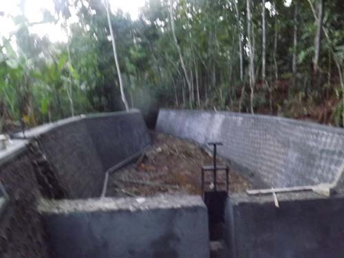 Bangunan Dam Irigasi Ngrandu Katongan Gunungkidul 'Jomplang Bakal Kena Gempur ?