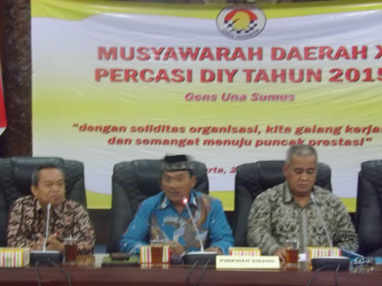 Sukamto Kembali Pimpin Percasi DIY