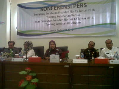 BPJS Cabang Jambi Siap Jalankan Perpres Terbaru Bagi Peserta JKN.
