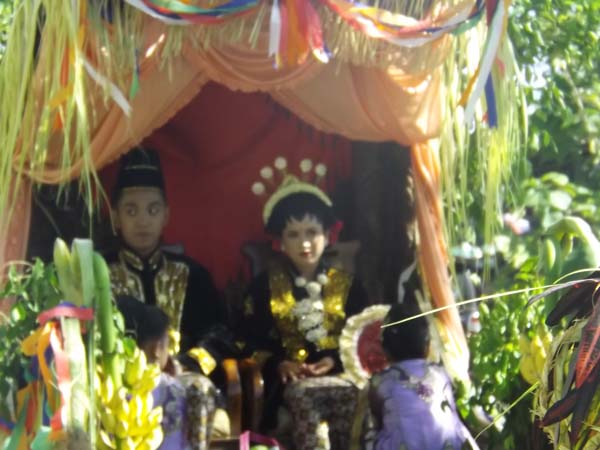 Wuich Perias Pengantin Panen Order Hasil Riasnya Di Kirab Untuk Peringati  HUT RI Ke 69/2014