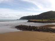 Pantai telengria dan dermaga ikannya