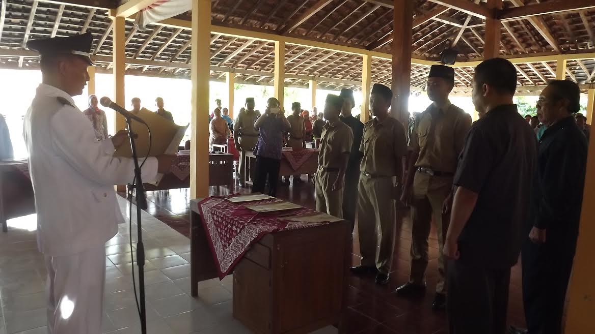 Pilangrejo Nglipar Gunungkidul Lantik Tiga Dukuh