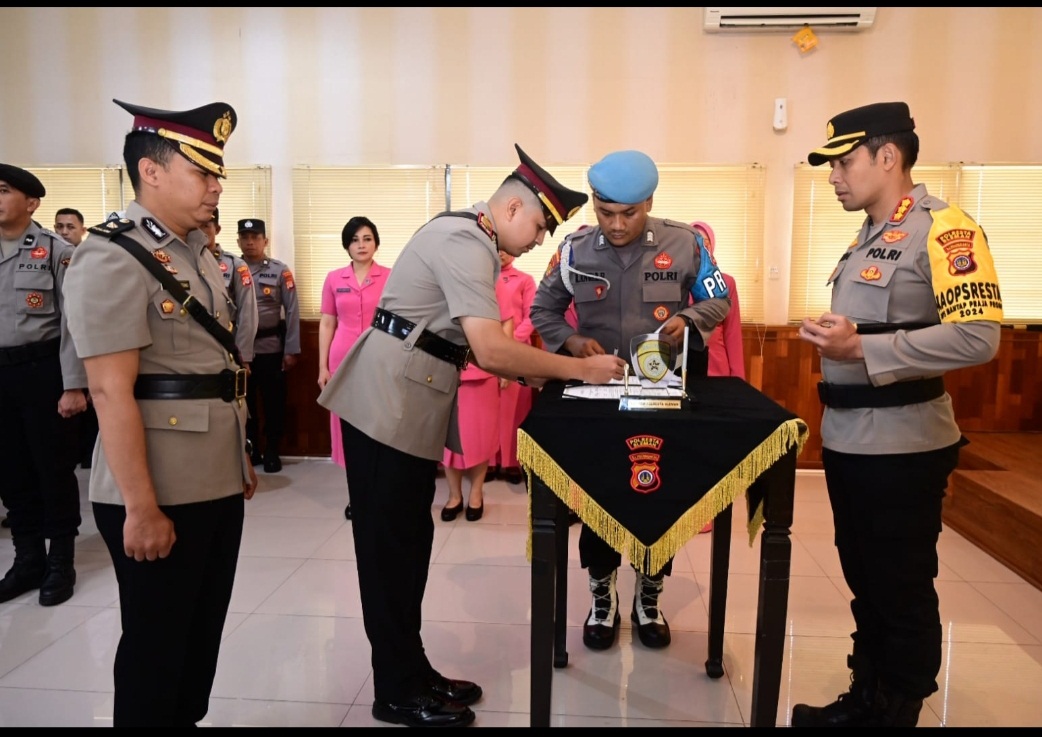 Inilah Serah Terima Jabatan Kasat Lantas Polresta Sleman Polda DIY 