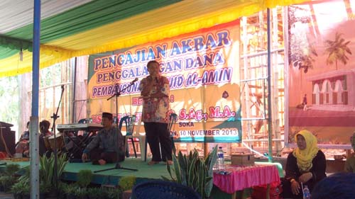 Masjid Al-amin di rehap donatur mengalir