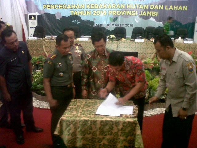 Tahun 2016 Provinsi Jambi Bebas Dari Kaharhutla
