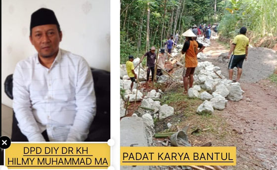 Gus Hilmy Menilai Padat Karya Bantul 2024 Positif Untuk Pembangunan 