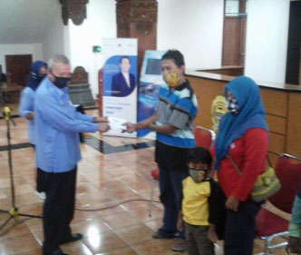 Bantul 1 Dan Korpri Gelontorkan Bantuan ke Penyandang Desabilitas 