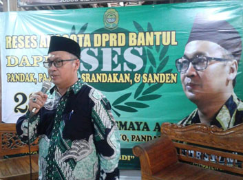 Eko  S utrisno  DPRD, Bantul, Siap Jembatani  Menampung Aspirasi  Pembangunan Fisik dan Non Fisik