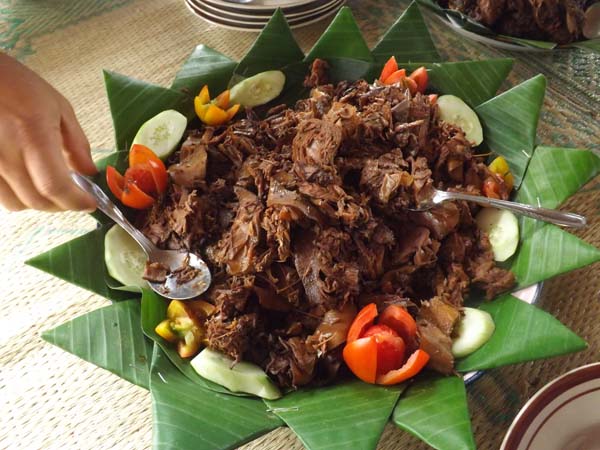 Warga Jelok Beji  Gunungkidul menyulap jantung pisang jadi gudeg 