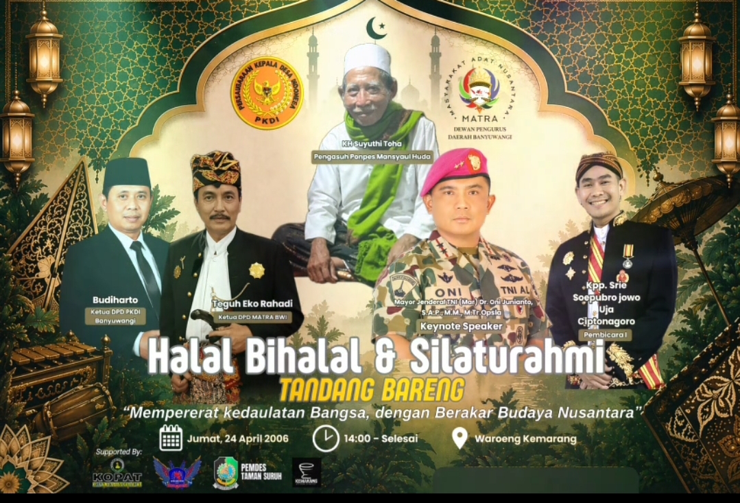 Merajut Kearifan Lokal Dalam Bingkai Kebangsaan Halal Bihalal Tandang Bareng
