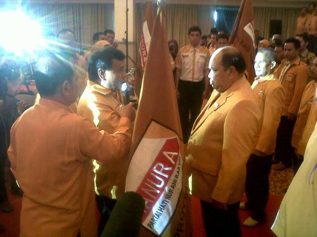 DPP Partai Hanura Melantik Pengurus DPD Hanura Dan DPC Se-Provinsi Jambi.
