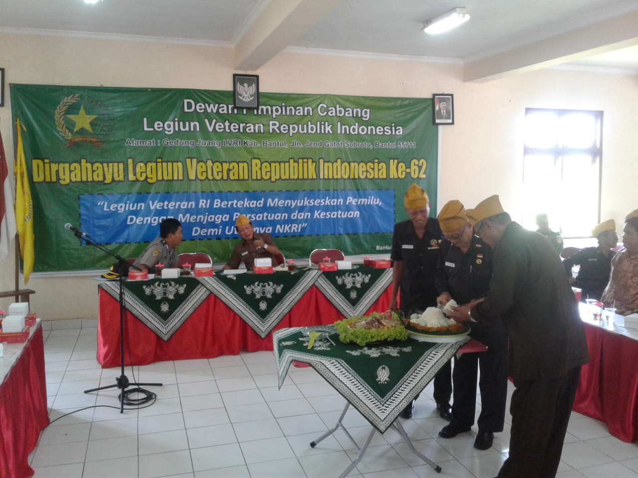 DEKLARASI PEMILU DAMAI WARNAI PERINGATAN LVRI BANTUL 2019
