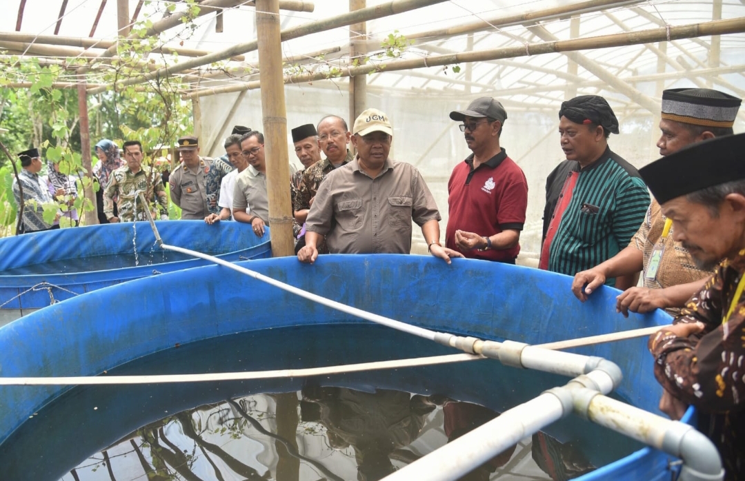 Bupati Sleman Hadiri Soft Launching Taman Ketahanan Pangan Semar Ndalil Kalurahan Girikerto