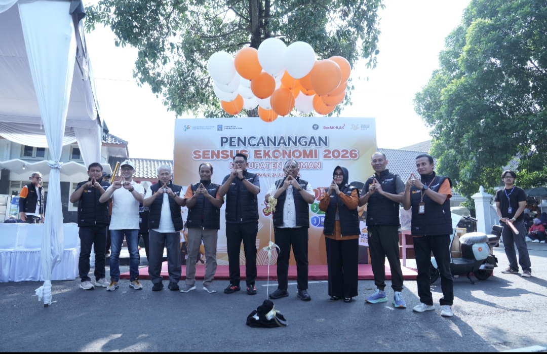 Bupati Sleman Resmi Canangkan Sensus Ekonomi 2026. Ajak Masyarakat Berikan Data Yang Benar, Lengkap dan Jujur