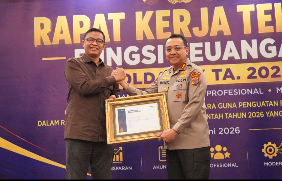 Polda DIY Terima Sejumlah Penghargaan dalam Rakernis Keuangan 2026