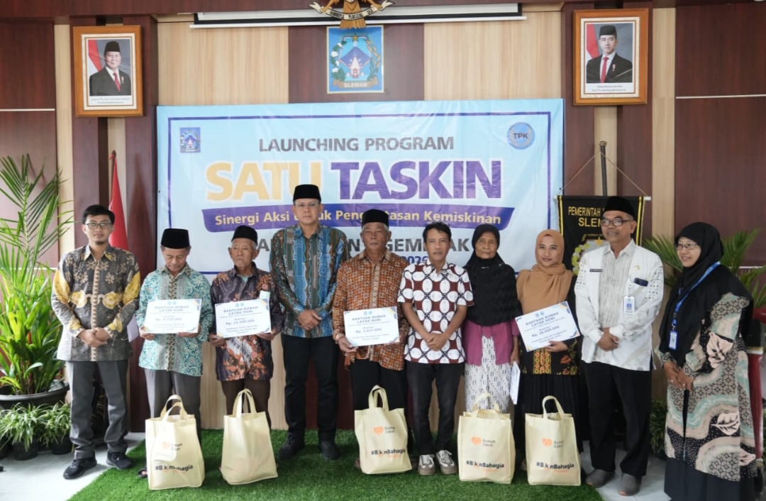 Pemkab Sleman Luncurkan Program Satu Taskin Kapanewon Ngemplak, Upaya Pananggulangan Kemiskinan Melalui Sinergi dan Kolaborasi