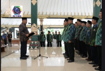 Pengurus - Anggota Tuwanggana Kabupaten Sleman Masa Bakti 2025 - 2030 Dikukuhkan Bupati Sleman